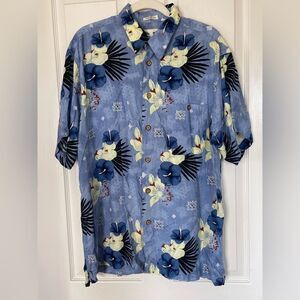 Vintage M.E. Sport button down Hawaiin shirt size XL